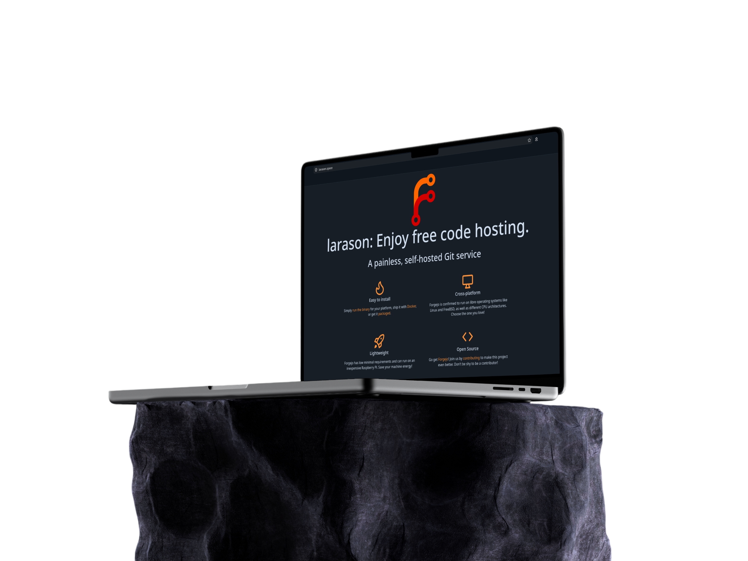 Forgejo Git Hosting Mockup
